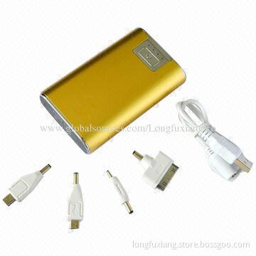 Power Bank for iPhone, Samsung, HTC, Sony, RIM's BlackBerry, MP3/MP4, Cameras with LED Flashlight